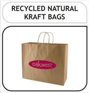 Recycled Natural Kraft Bags