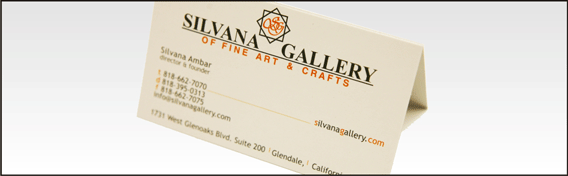Full Color Fold Over Business Cards