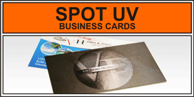 Full Color Spot UV Business Cards