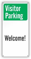 Visitor Parking Welcome 