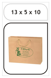 13 x 5 x 10 NATURAL KRAFT EUROTOTES