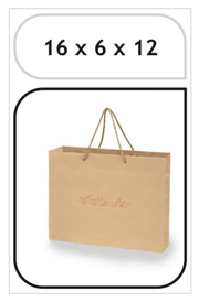 16 x 6 x 12 NATURAL KRAFT EUROTOTES