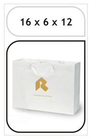 16 x 6 x 12 WHITE KRAFT EUROTOTES