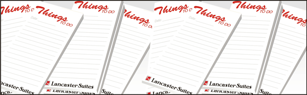 1-2 Color Note Pads